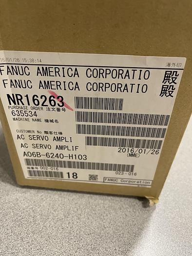 New in box Fanuc AC Servo Amplifier A06B-6240-H103
