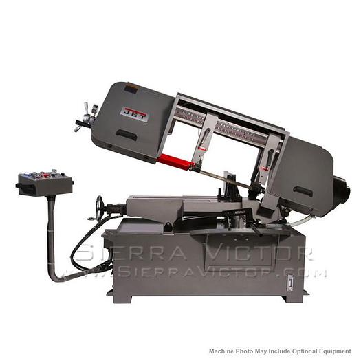 JET HBS-1220MSAH Semi-Automatic Mitering Variable Speed Bandsaw with Hydraulic Vise 424475