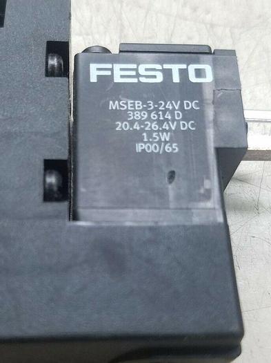 Used FESTO CPE18-M1H-5/3E-QS-10, MSEB-3-24V DC