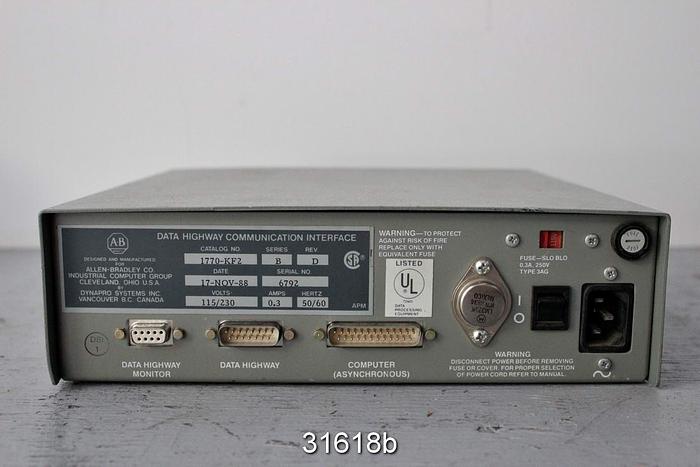 Used Allen Bradley 1770-KF2 Data Highway Communication Interface #31618