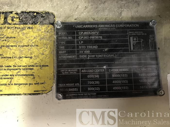 Used 2003 Nissan JC50LP Forklift