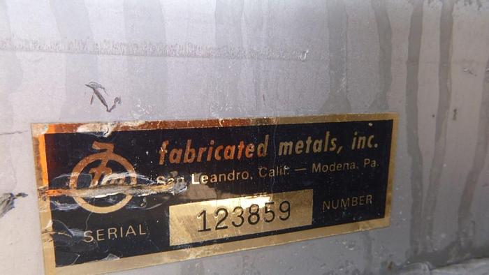 Used Bin, 25 CF, S/st, Tote, 190 Gallon, FLO-BIN, C/B (3) #S743594