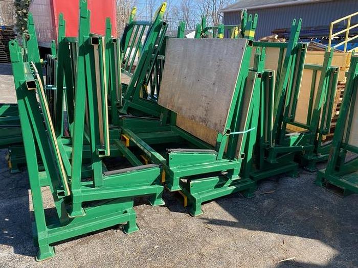 Used 6,800 Lb. Capacity Sheet Glass Storage Rack