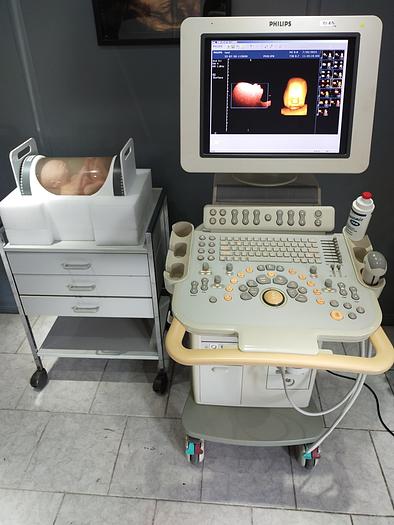 Gebraucht Philips HD 11xe 2197 Ultraschallgerät inkl. 3 Sonden und EKG Kabel