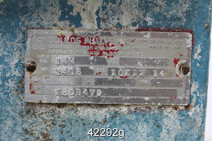 Used Goulds 3405 10x12x14 Iron Split Pump Casing #42292