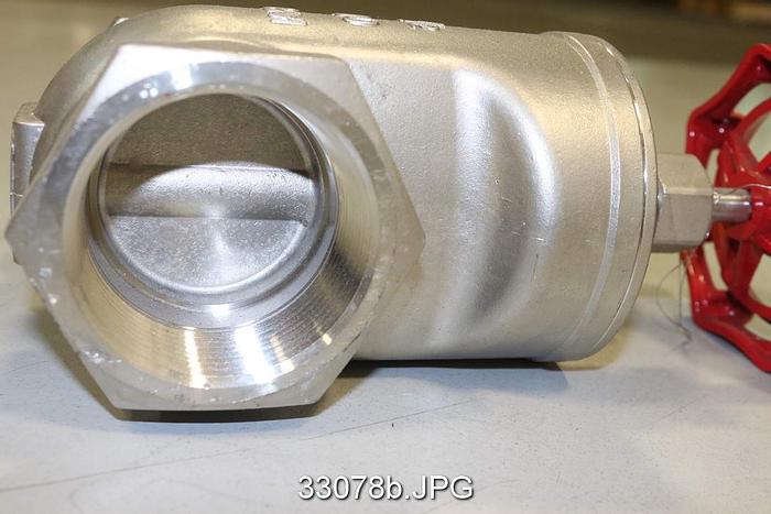 Used Warren 2.5" Hand Operated Outside Stem And Yoke Gate Valve #33078