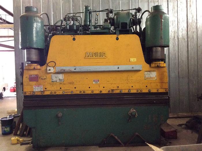 Used Pacific 200 ton hydraulic press metal brake