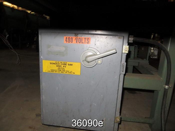 Used Sonoco 8958 Core Cutter And Notcher #36090