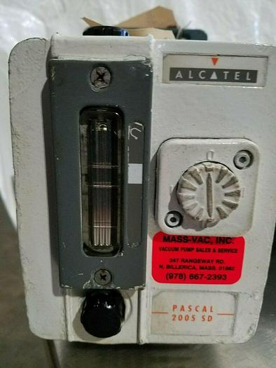 Used Alcatel Pascal 2005 SD Dual Stage Rotary Vane Pump REBUILT + FREE SHIPPING