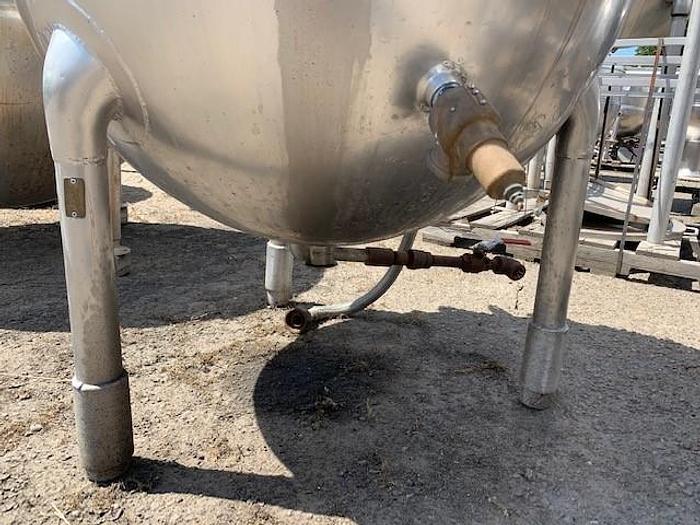 Used Hamilton 100 gal Stainless Steel Jacketed Mix Kettle