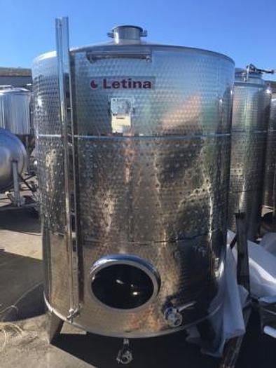 New Stock Letina 1320Gal/5000L Closed Top Jacketed Storage Tank