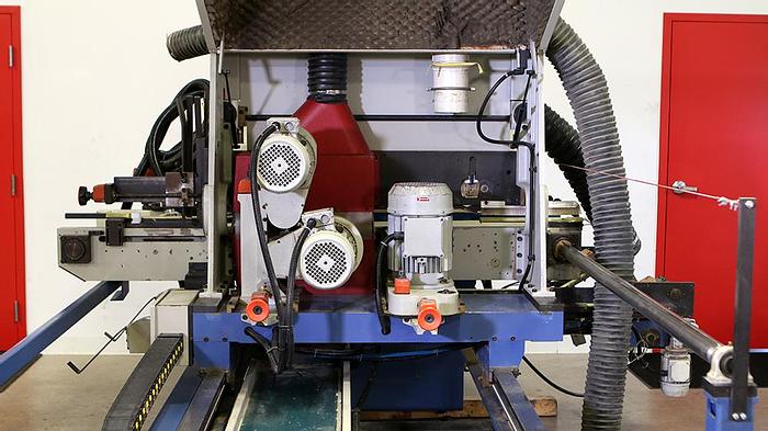 Used 2004 Friulmac CONTOURAMAT Double End Tenoner