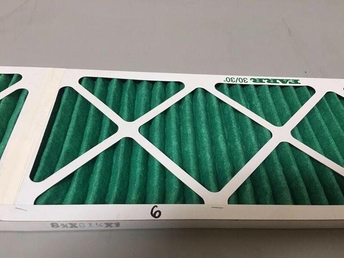 Used FARR 30/30 8 3/4" x 6 1/2" X 1" Air Filters  - Lot of 6