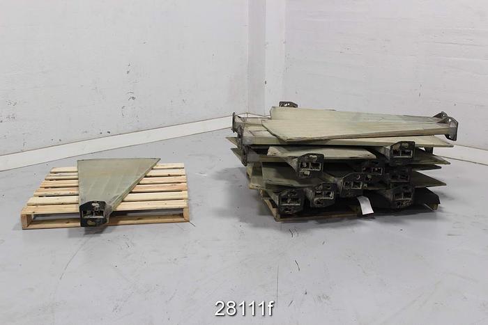 Used (56) Beloit Model 5000 12'6" Poydisc Filter Sectors #28111