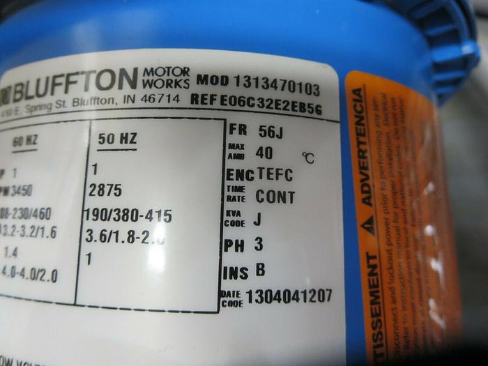 Used Bluffton Motor Works With Goulds Water Technology Motor With Pump