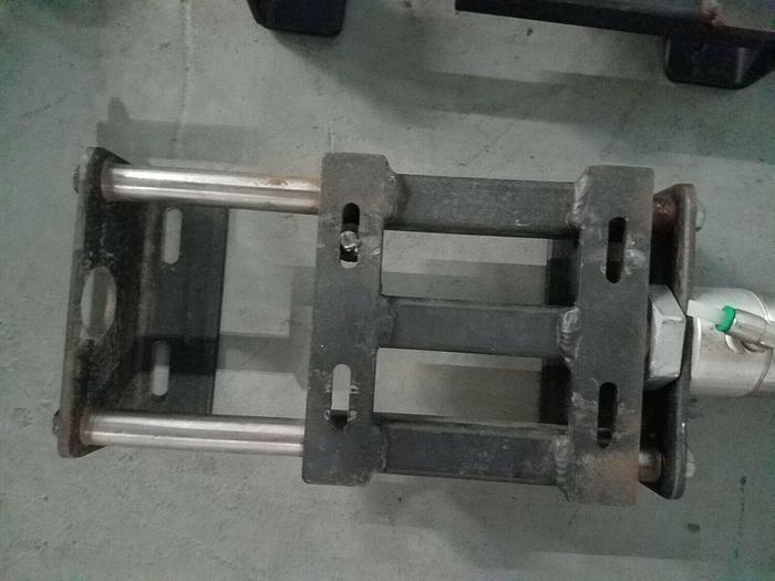 Used Pneumatic Slide Base Linear Movement 4" of Travel on air cylinder