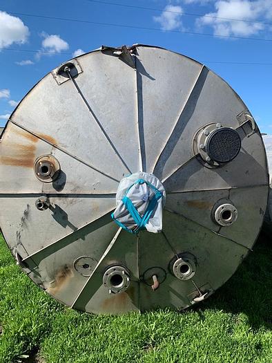Used Tank, 6,000 Gallon, 316 Stainless Steel, UL 142, 7'6" x 18', Agitated #S743621