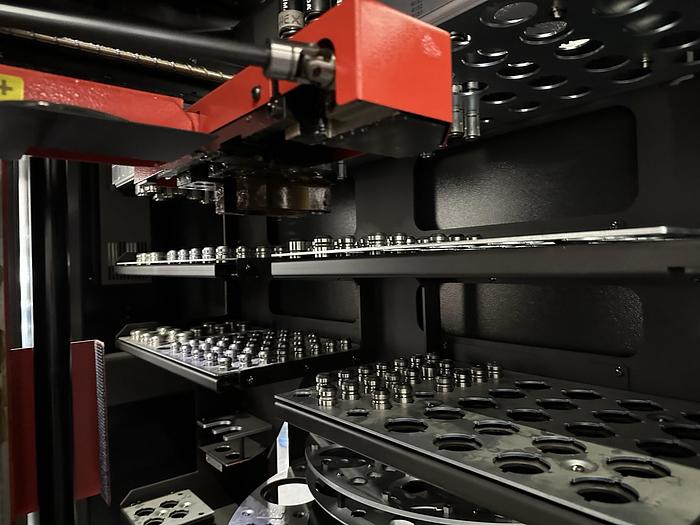 Used 2013  Amada  Acies 2515T Punch/CO2 LASER WITH TOOL LOADER, TOOLING, SPINDLE