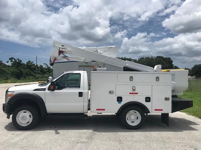 Used Altec AT37G Articulating Telescopic Bucket Boom on A 2015 Ford F550 4x4 Truck - C59047