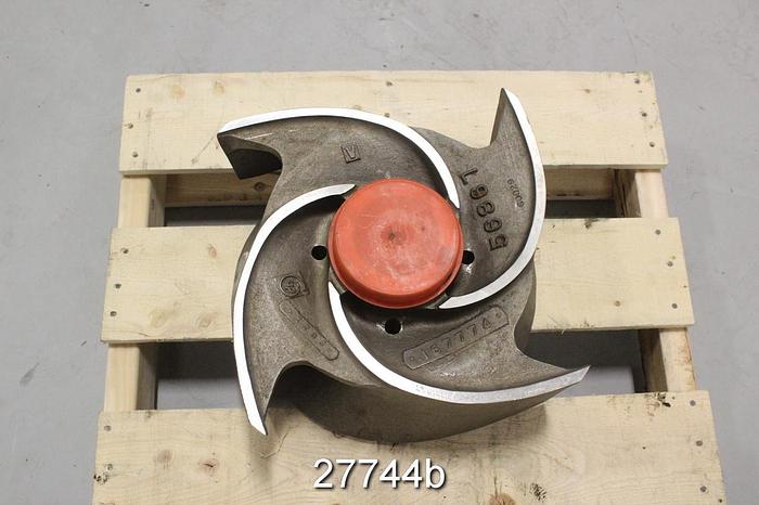 Unused Goulds 3175 Impeller, 14x14x18, 4-Vane, 17 1/2" Impeller Diameter #27744