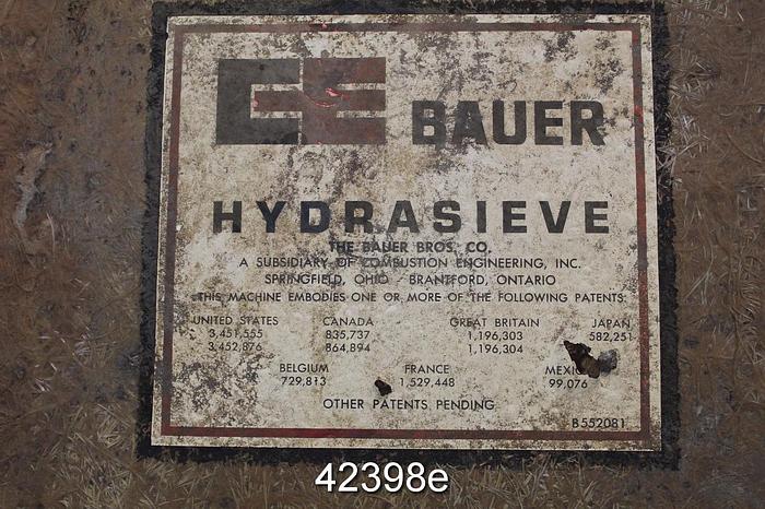 Used Bauer 72" Hydrasieve #42398