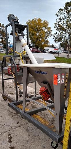 Usado Hapman 4" Screw Feeder with Vibratory pan discharge