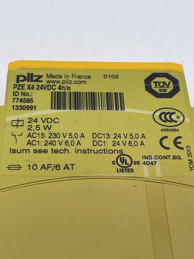 Used Pilz PZE X4 24VDC 4n/o