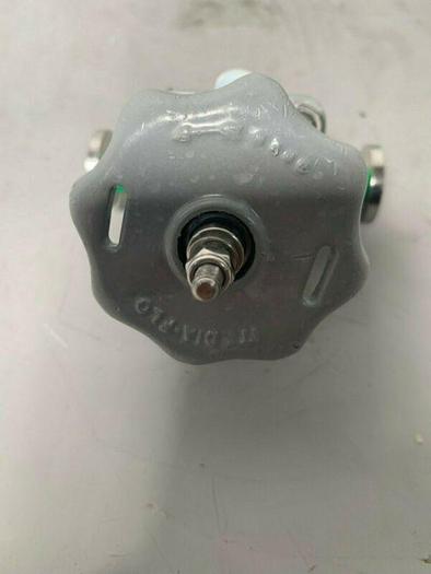 Used ITT Dia-Flo Diaphragm Valve w/ 1/2" Sanitary Fittings