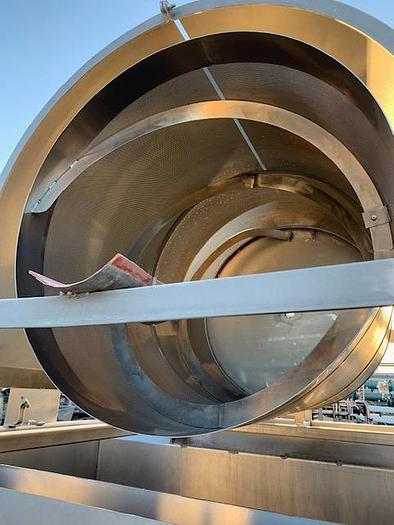 Used Stainless Steel Rotary Wastewater Screen