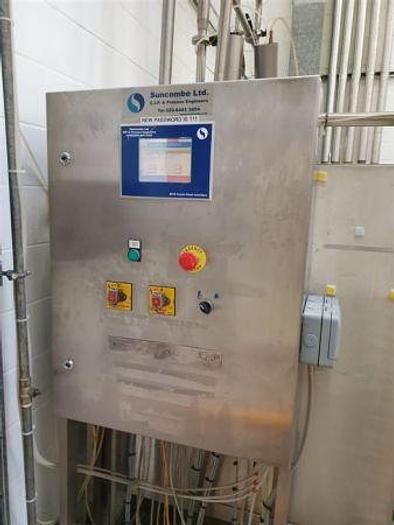 Used 2003 Suncombe Twin Tank Skid Mounted CIP Set