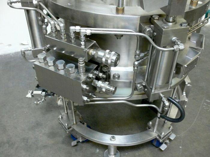 Used Millipore IPS600 x 200 Stainless Steel Chromatography Column 44PSI