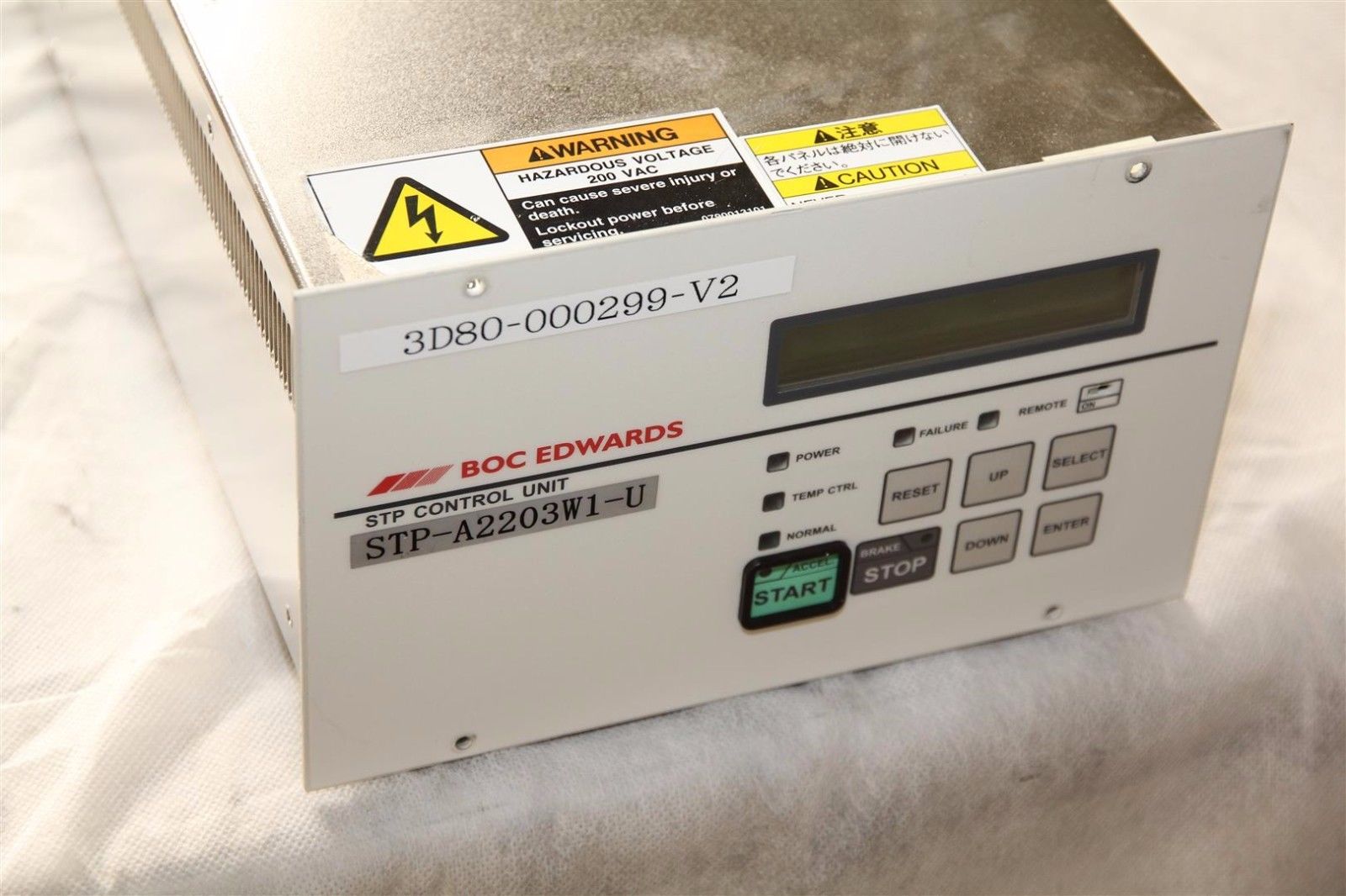 Used BOC Edwards Control Unit STP-A2203W1-U Turbomolecular Pump Control Unit