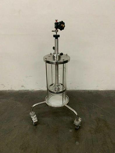 Used Pharmacia / BPG 200/500 Chromatography Column 16 Liter Capacity w/ Valves