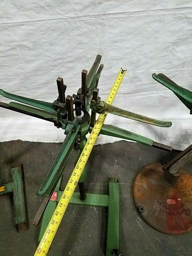 Used Aero 30" Stock Reel Payoff for feeding metal stock to power punch press