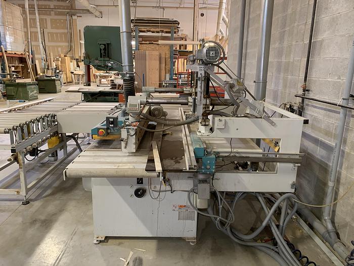 Used 2002 Nardello SC 1800 S P Straight Line Rip Saw (w/ Return Con...