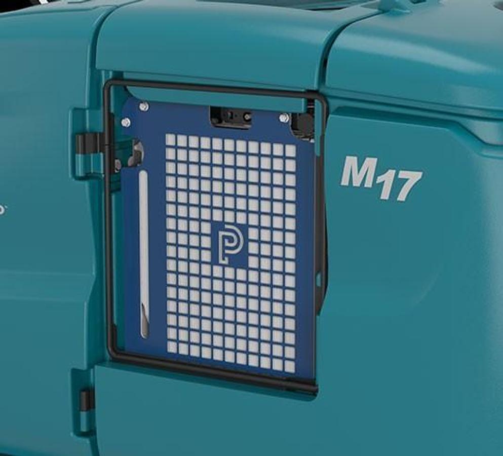 M17 Battery-Powered Ride-On Sweeper-Scrubber