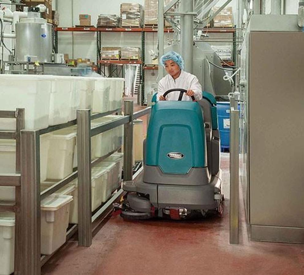 T12 Compact Battery Ride-On Floor Scrubber