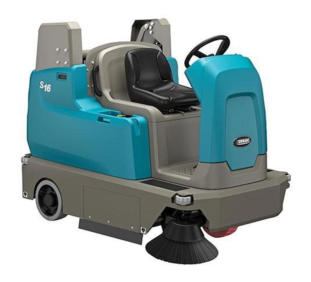 S16 Battery-Powered Compact Ride-On Sweeper