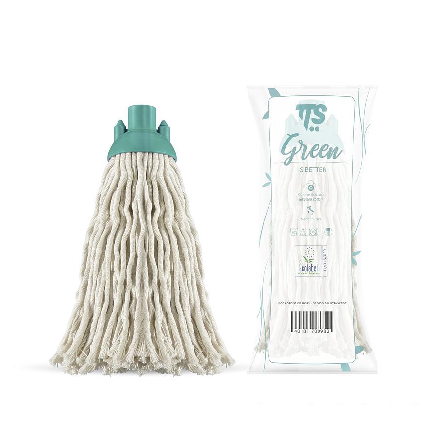 Classic Cotton Mop Kentucky Screw EU Ecolabel 280 g