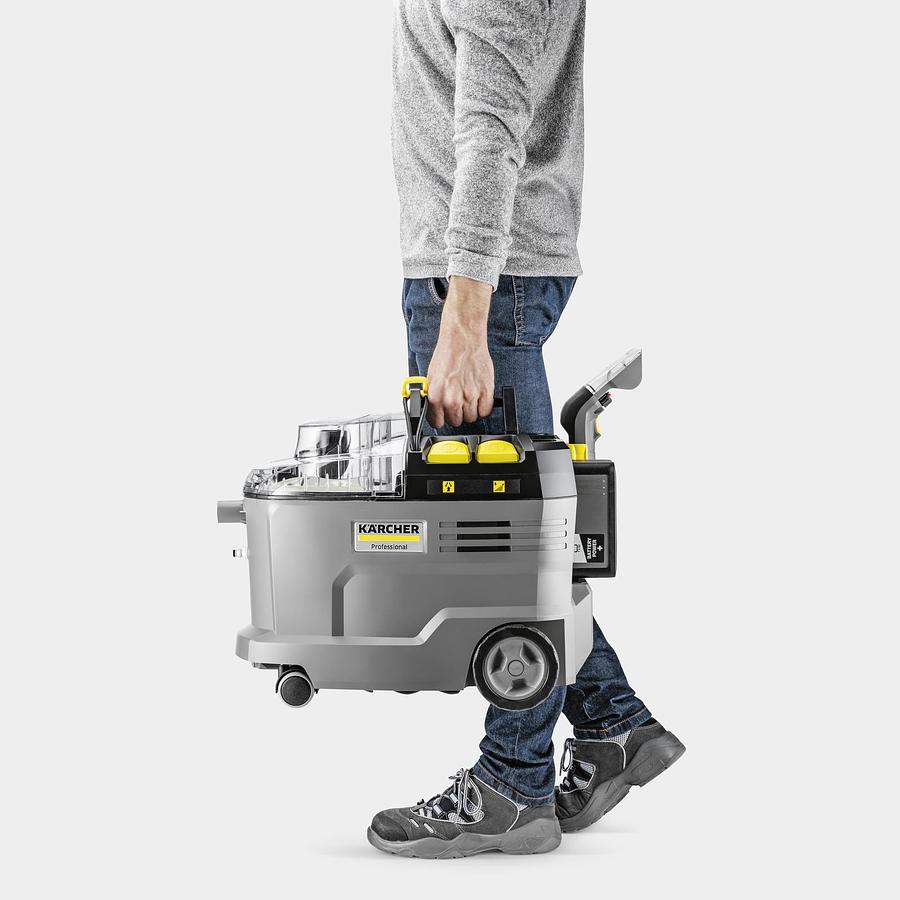 Battery powered spray extraction machine Puzzi 9/1 Bp