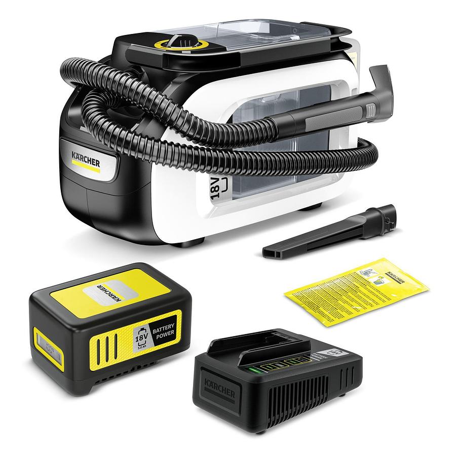 Battery-powered spray extraction cleaner SE 3-18 Compact Home Battery Set 5.0-F