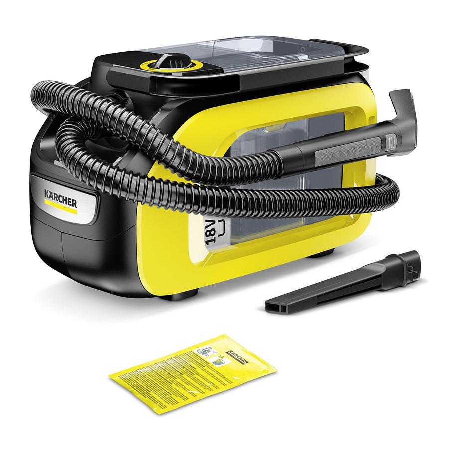 Battery-powered spray extraction cleaner SE 3-18 Compact