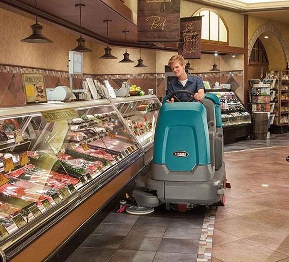 T12 Compact Battery Ride-On Floor Scrubber