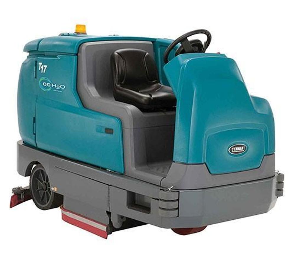 T17 Battery-Powered Ride-On Floor Scrubber