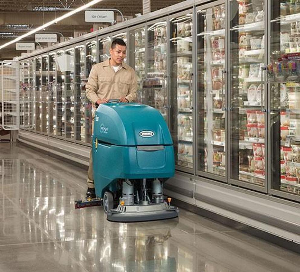 T500e Walk-Behind Floor Scrubber