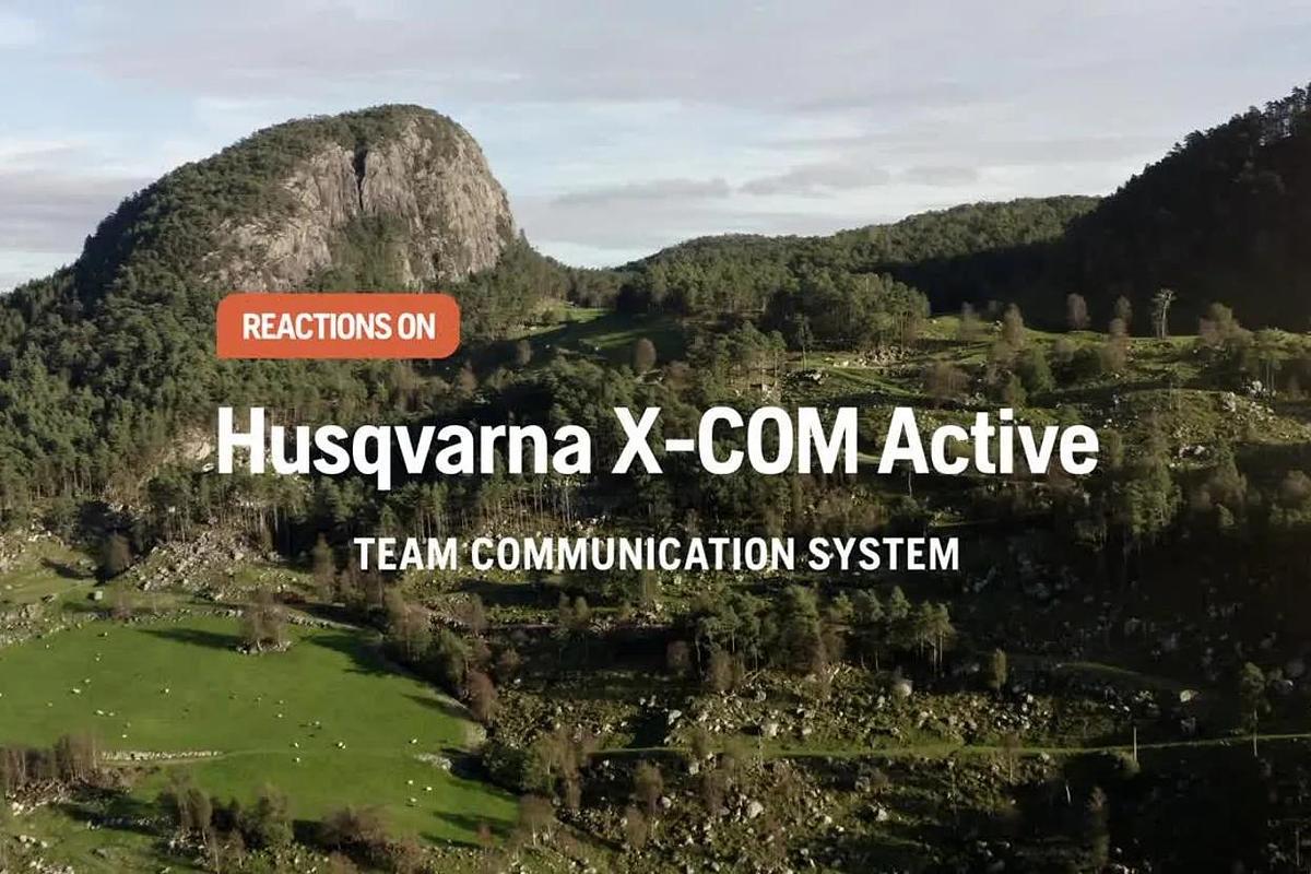 Husqvarna X-COM Active, helmet mount