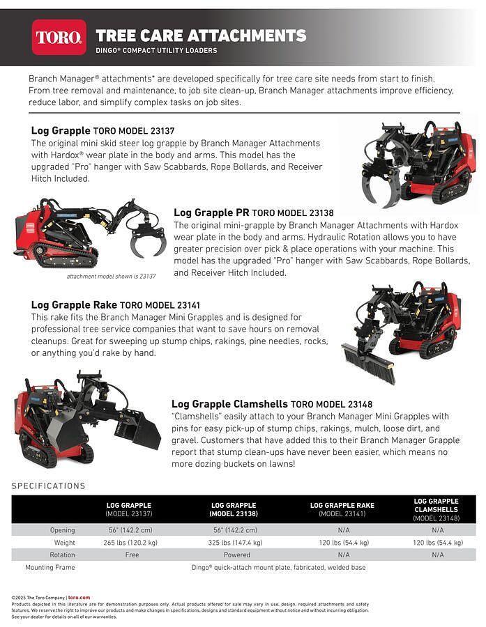 Log Grapple Clamshells