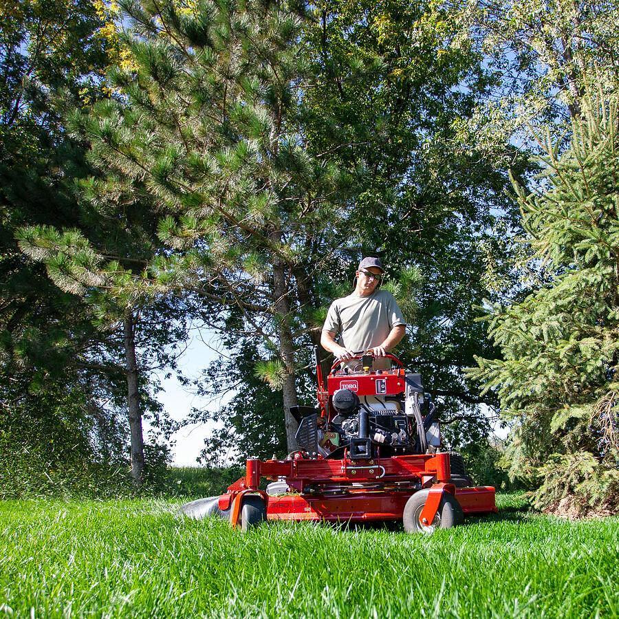 GrandStand® MULTI FORCE Stand-On Gas Mower