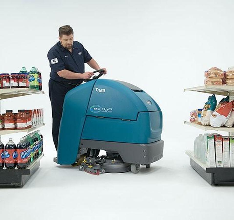 T350 Stand-On Floor Scrubber