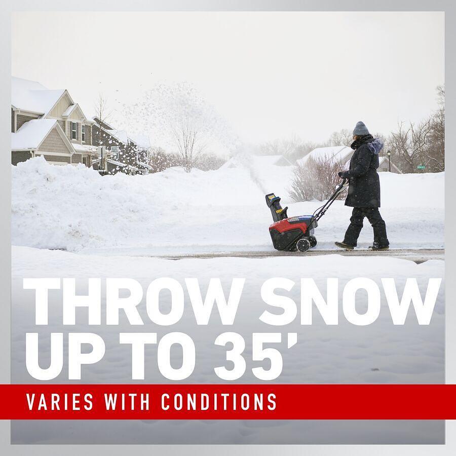 60V MAX* 21 in. (53 cm) Power Clear® Self-Propel Commercial Single-Stage Snow Blower - Battery Not Included